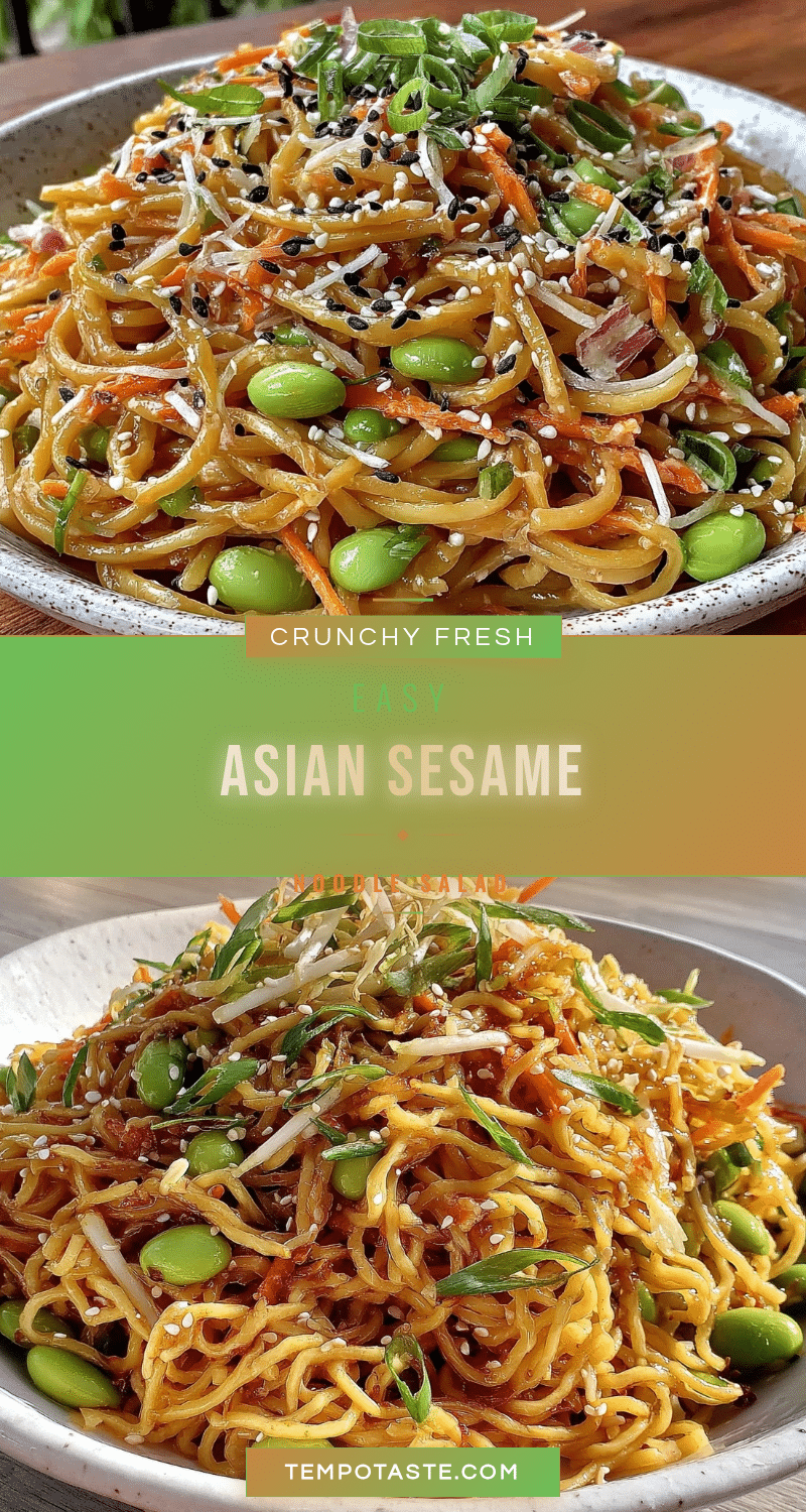 easy asian sesame noodle salad recipe