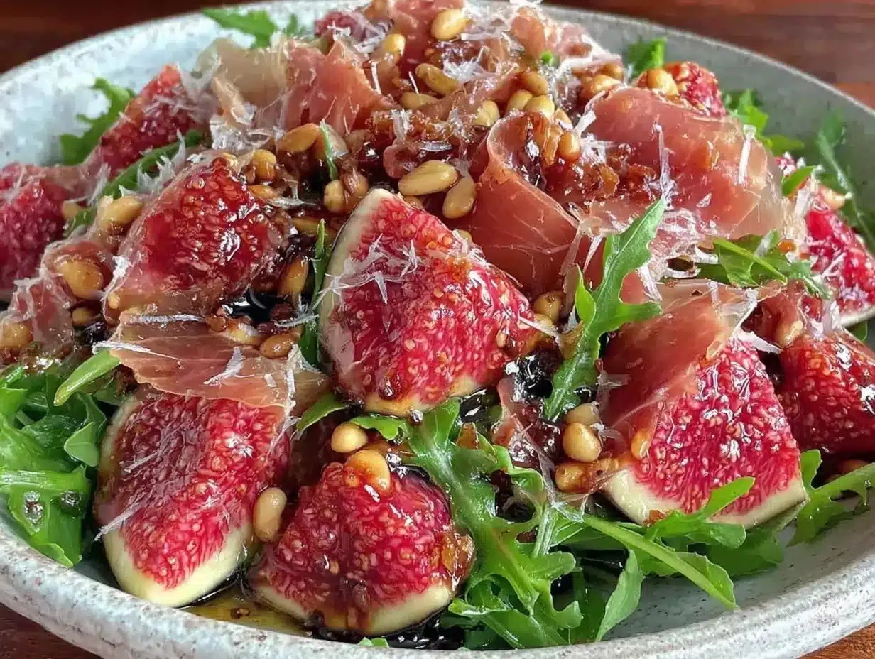 fig and prosciutto salad preparation steps