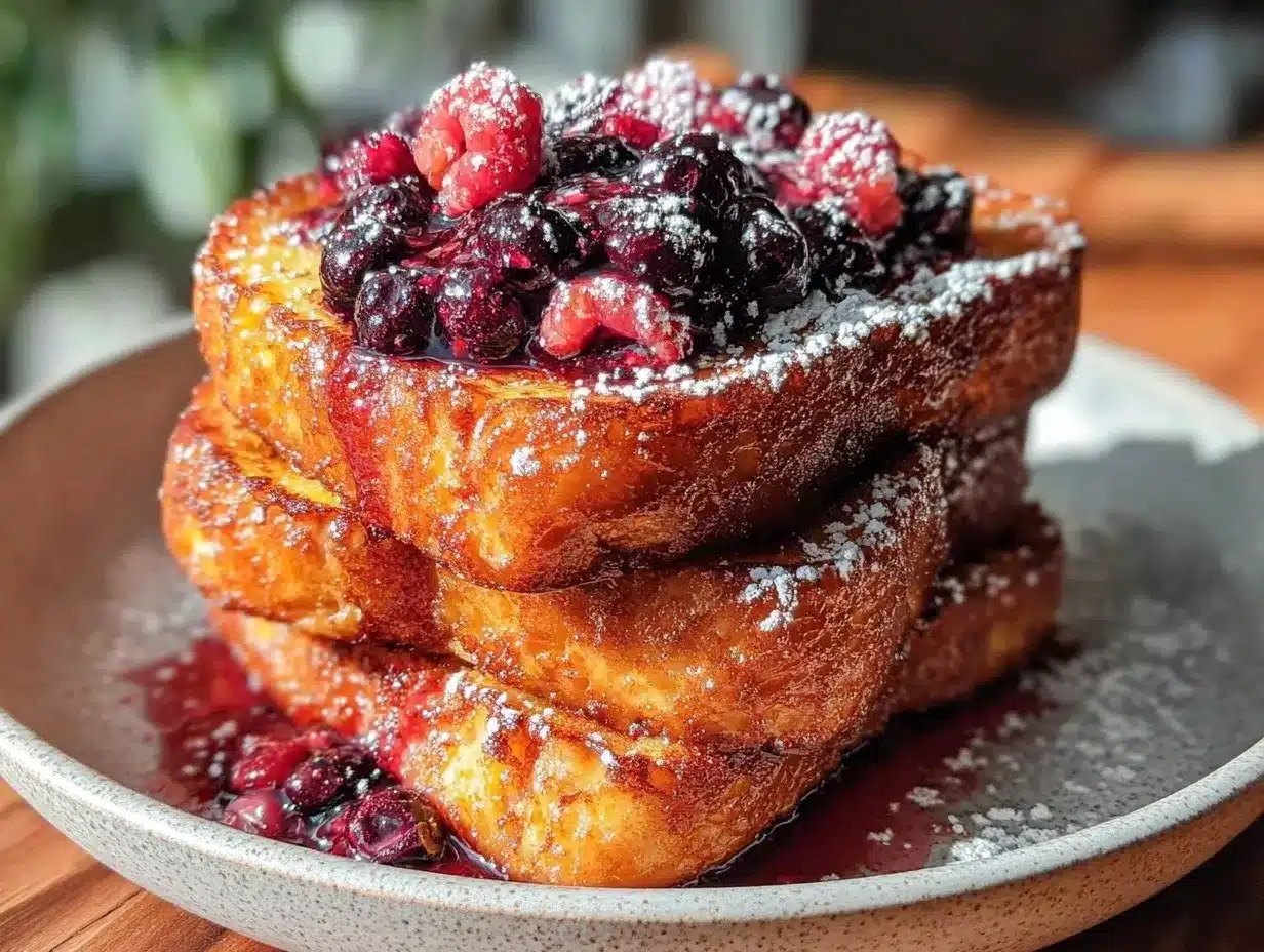 fluffy brioche french toast preparation steps
