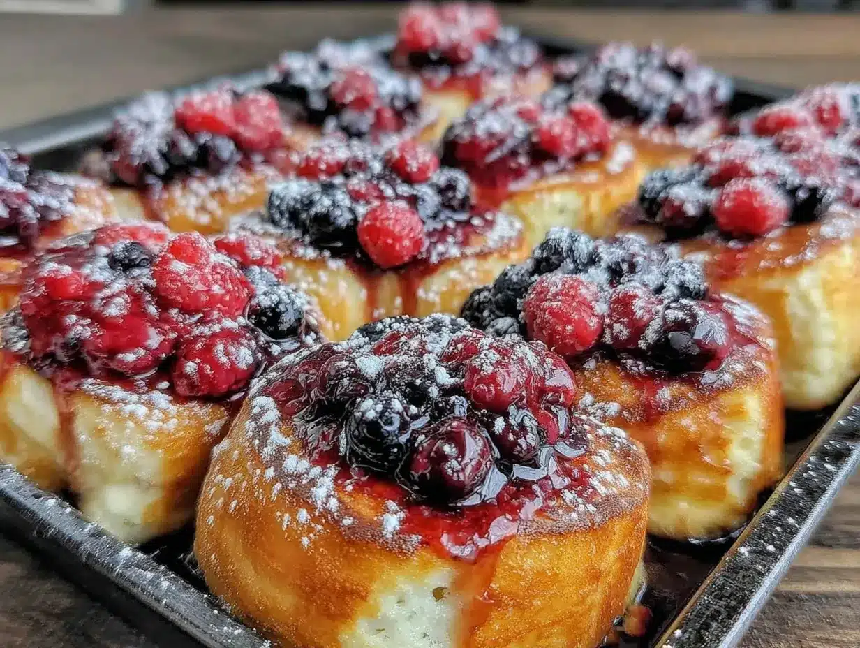 fluffy sheet pan pancakes preparation steps