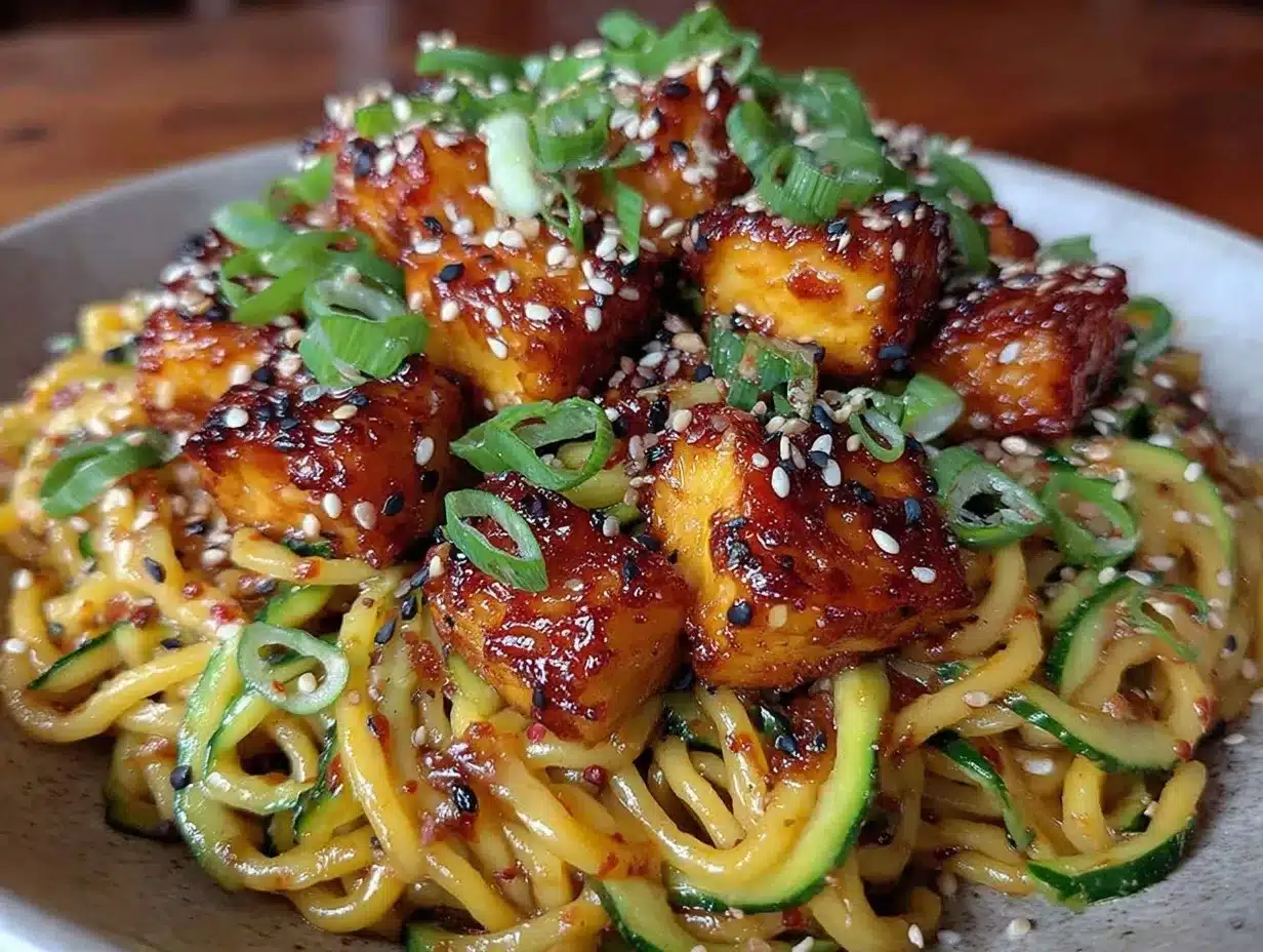 fresh cold sesame peanut noodle bowl preparation steps