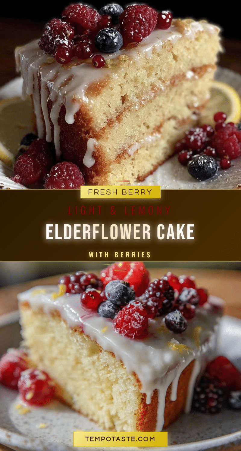 fresh lemon elderflower cake recipe