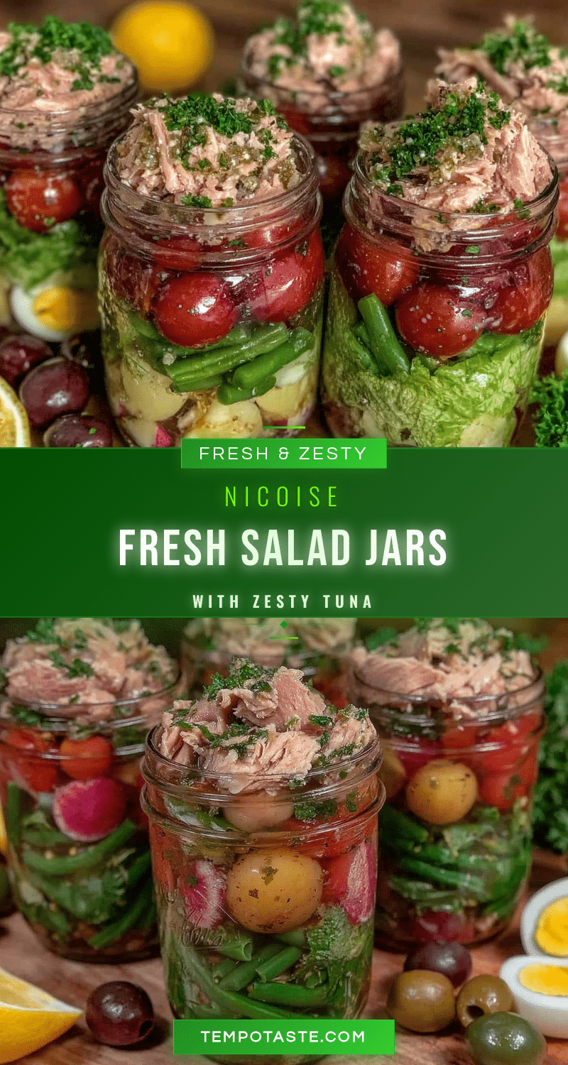 Fresh Nicoise Salad Jars recipe