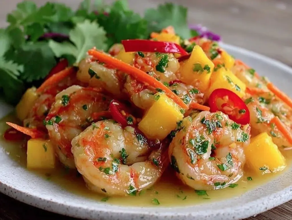 Fresh Thai Mango Shrimp Salad - featured image