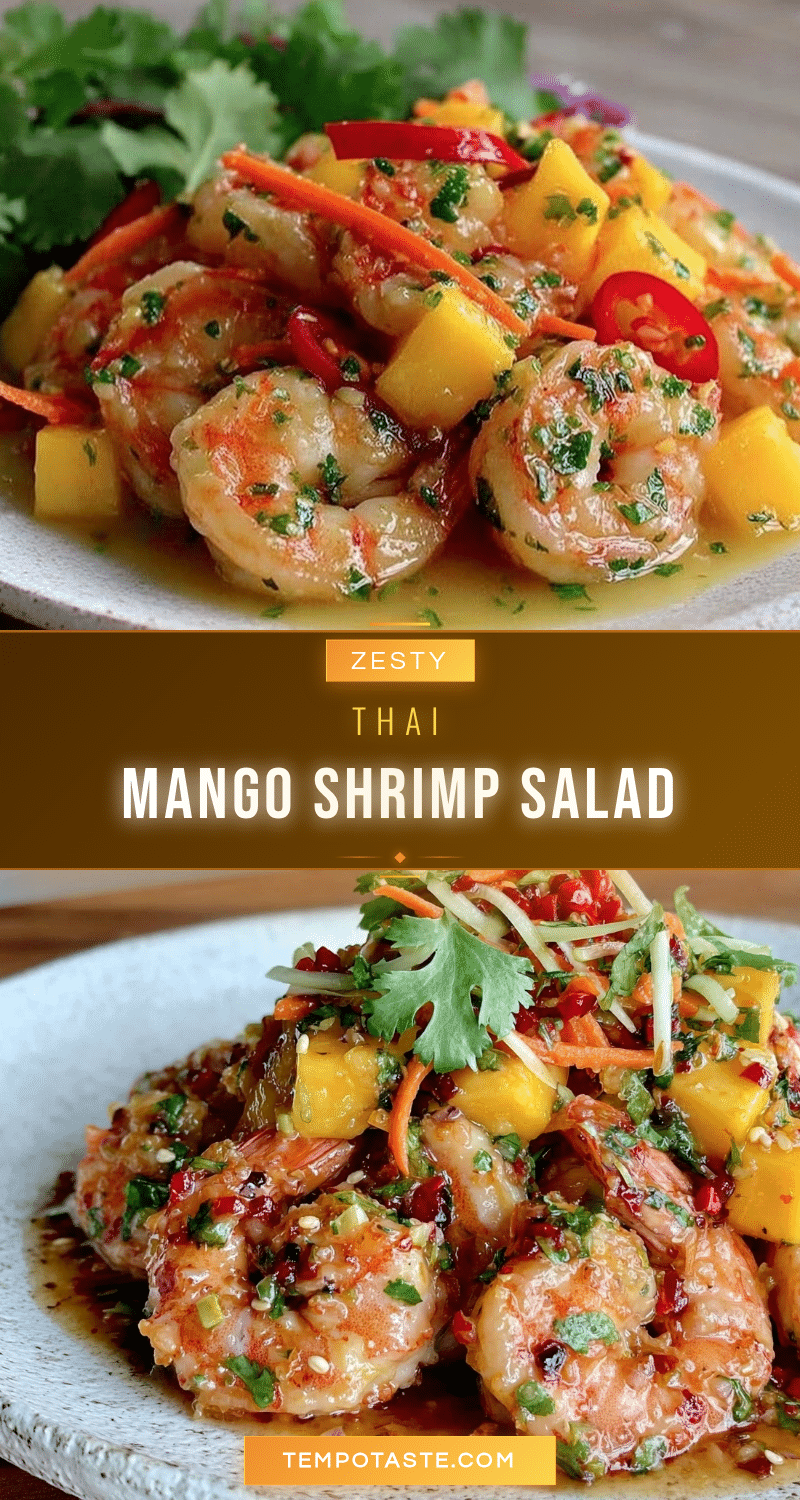 Fresh Thai Mango Shrimp Salad recipe