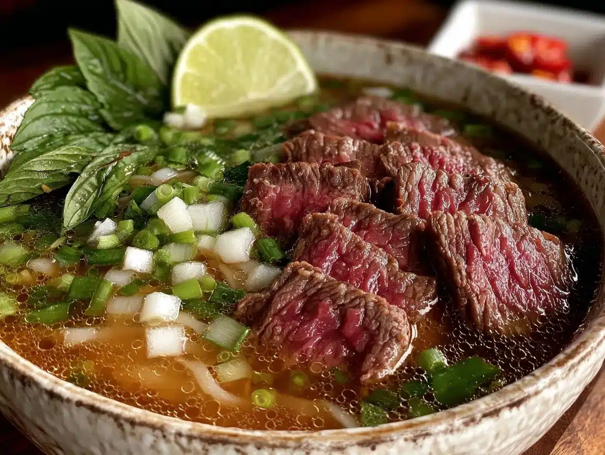 fresh vietnamese beef pho recipe preparation steps