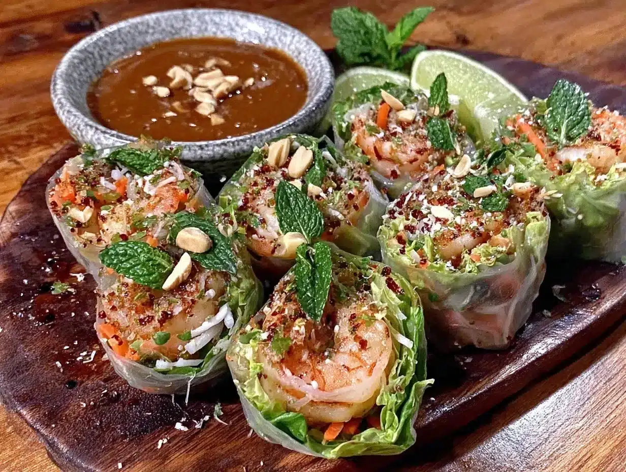 fresh vietnamese spring rolls preparation steps