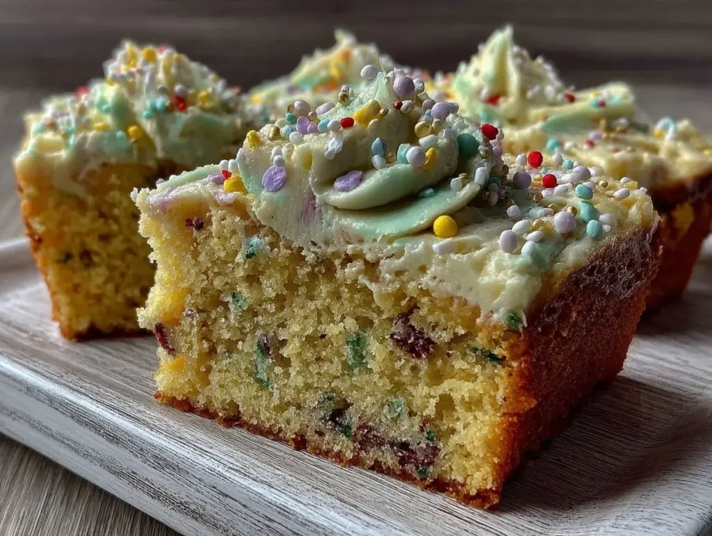 funfetti easter sheet cake - featured image