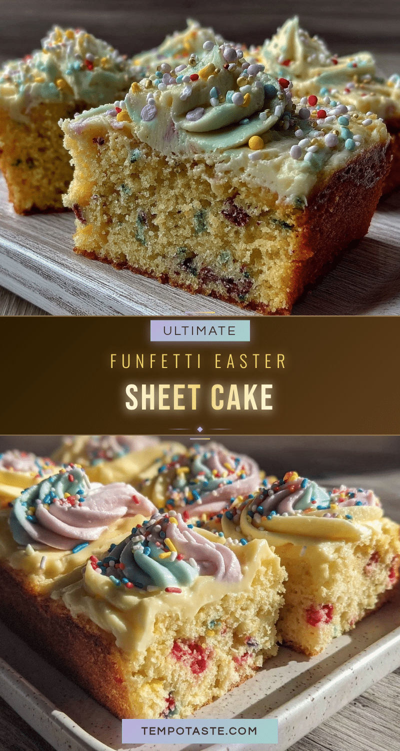funfetti easter sheet cake recipe