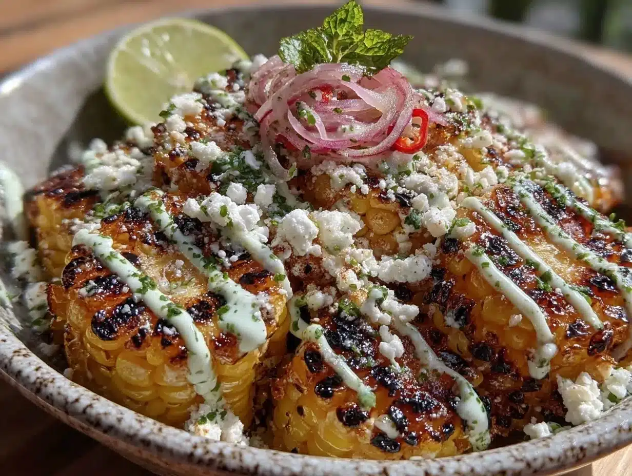grilled corn salad preparation steps