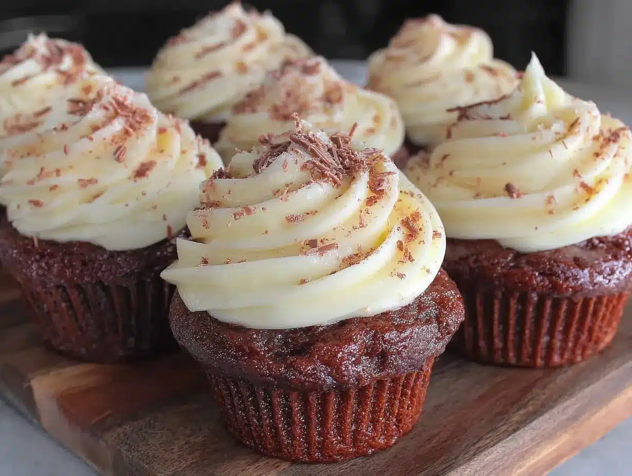 Guinness chocolate cupcakes preparation steps
