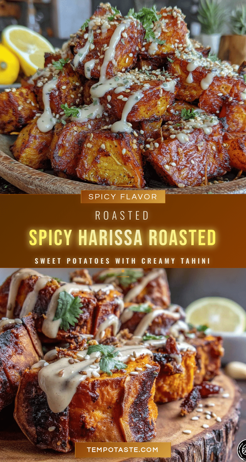 harissa roasted sweet potatoes recipe