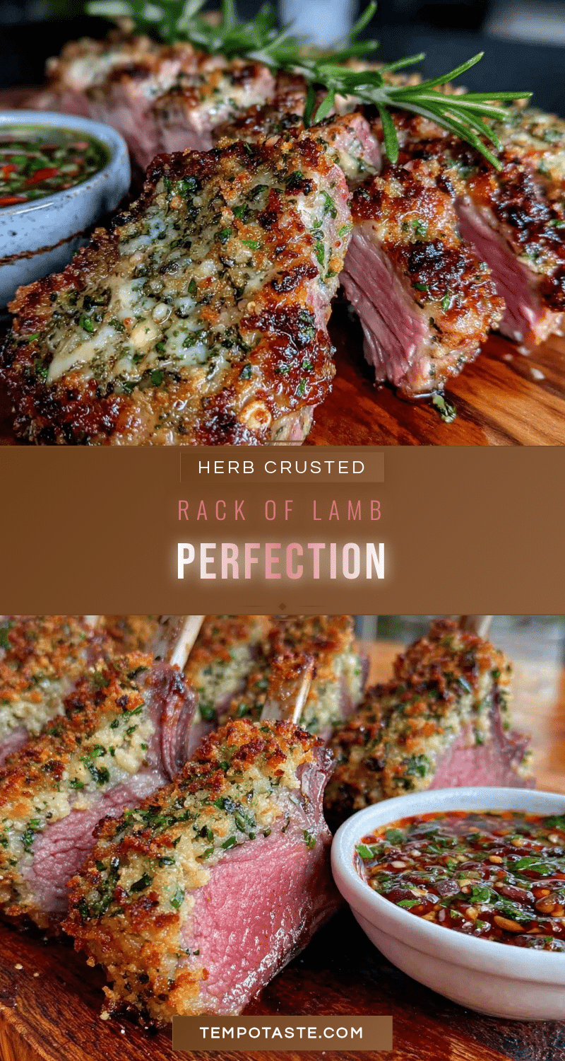 herb-crusted rack of lamb recipe