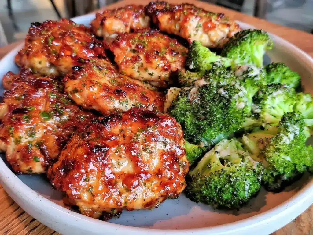 honey garlic butter chicken bites - featured image