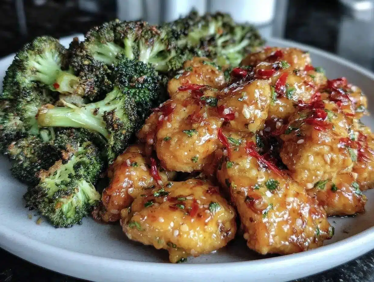 honey garlic butter chicken bites preparation steps