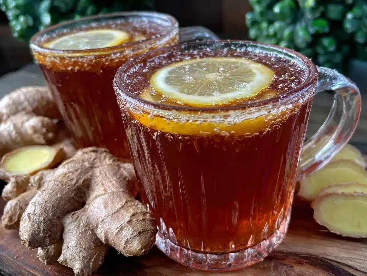 honey lemon dandelion tea preparation steps