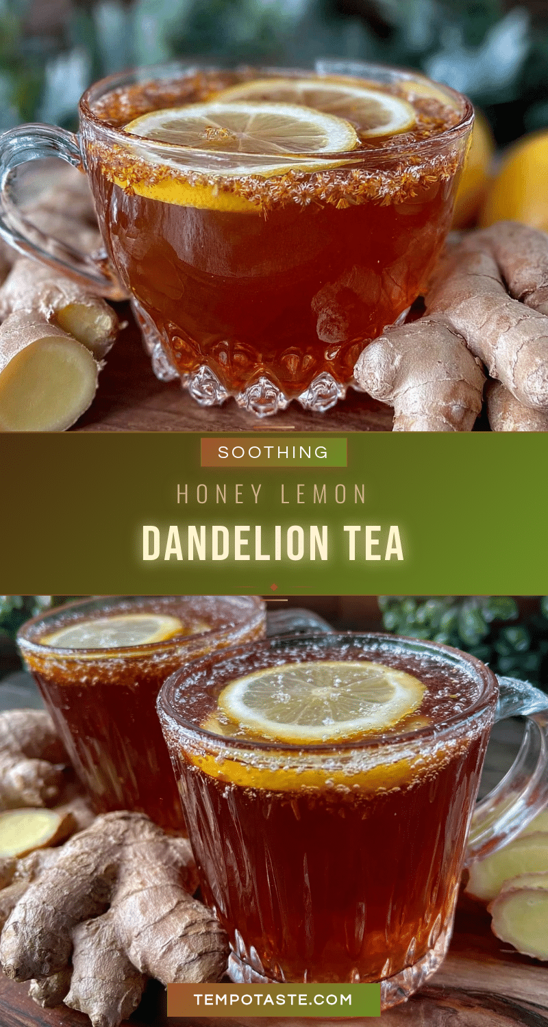 honey lemon dandelion tea recipe