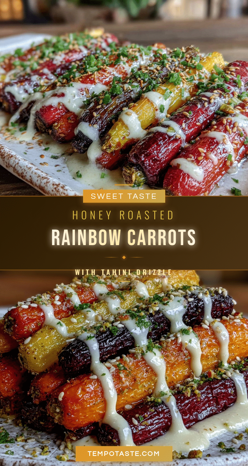 honey roasted rainbow carrots recipe