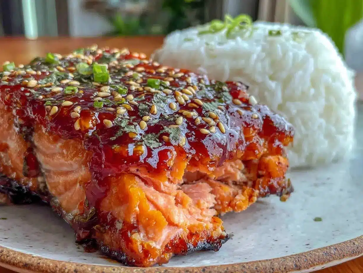 honey sesame glazed salmon preparation steps