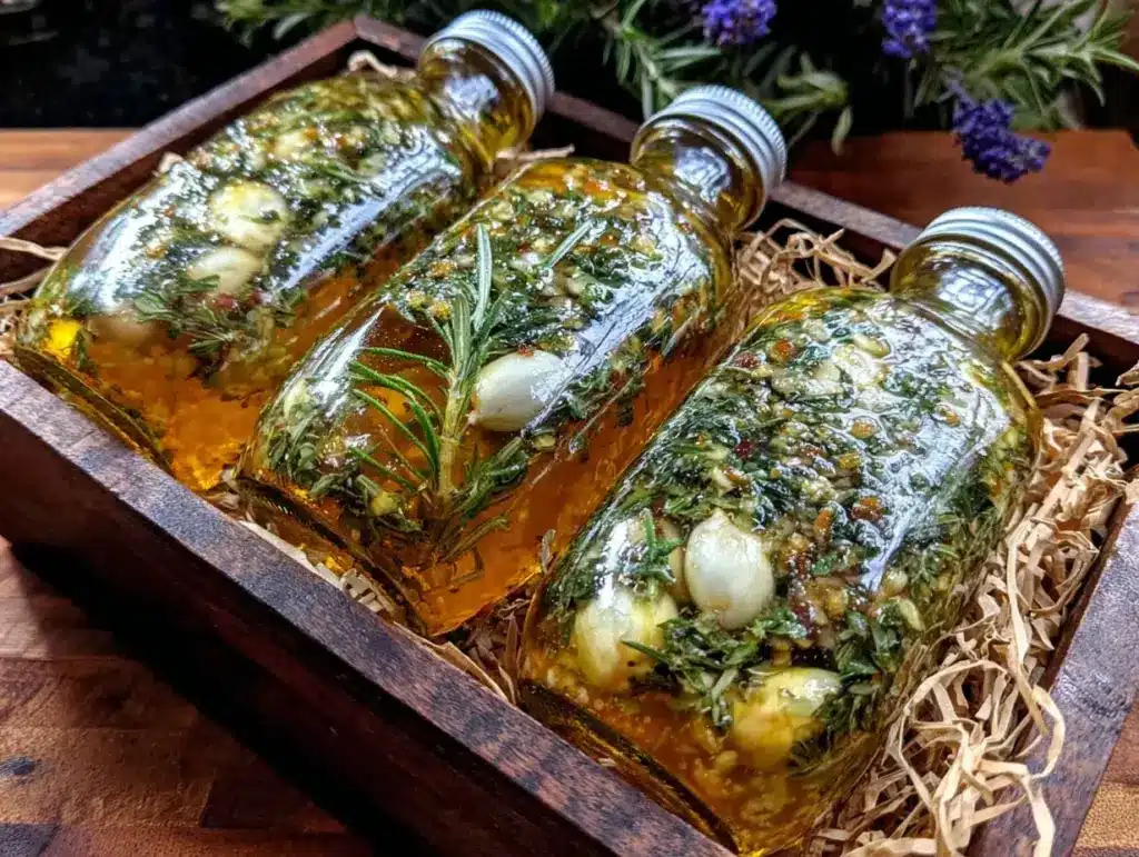 infused olive oil gift set - featured image
