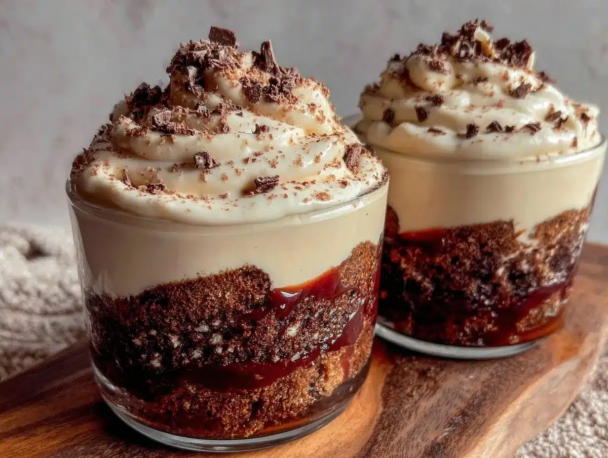 Irish Coffee Tiramisu Cups preparation steps