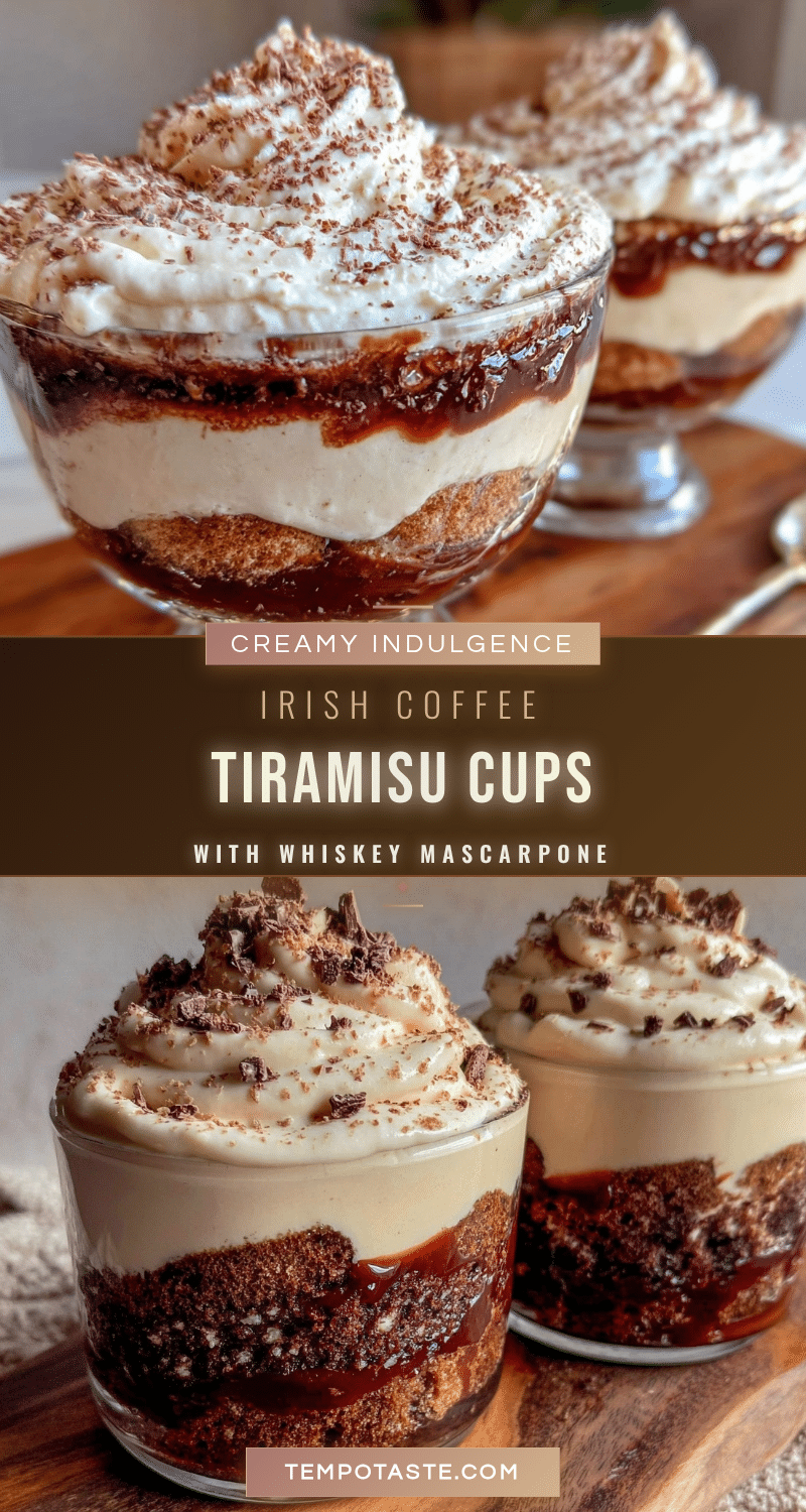 Irish Coffee Tiramisu Cups recipe