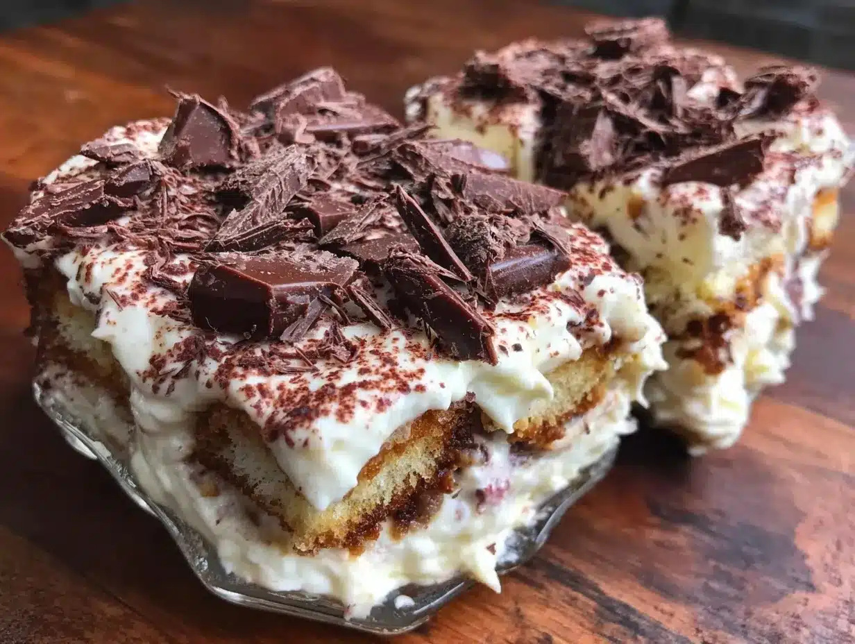 Irish Cream Tiramisu preparation steps