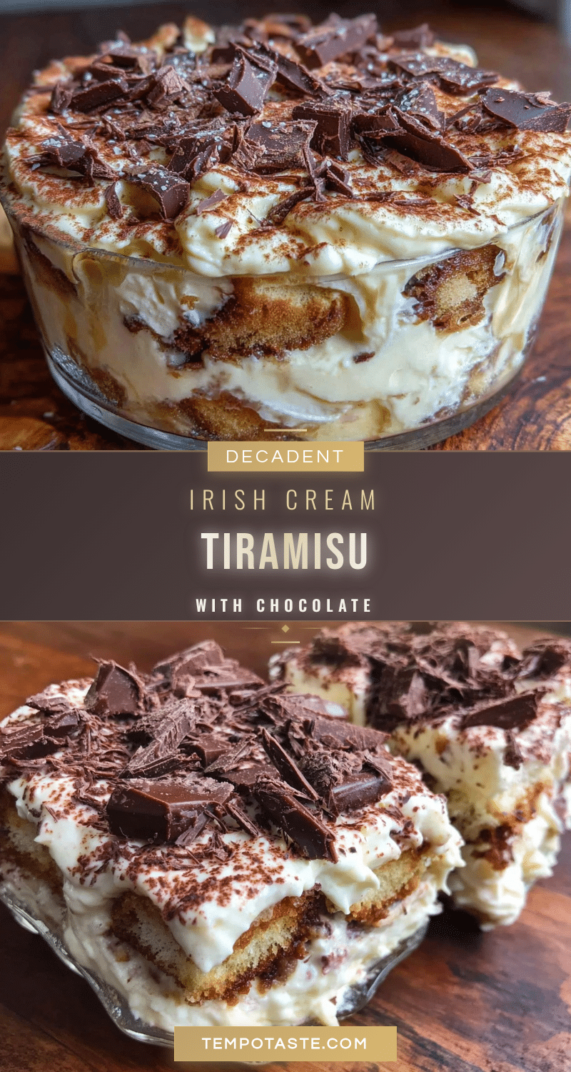 Irish Cream Tiramisu recipe