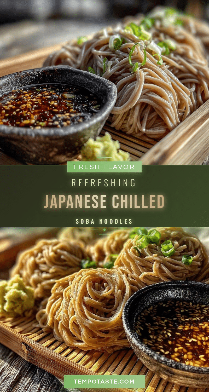 Japanese chilled soba noodles recipe