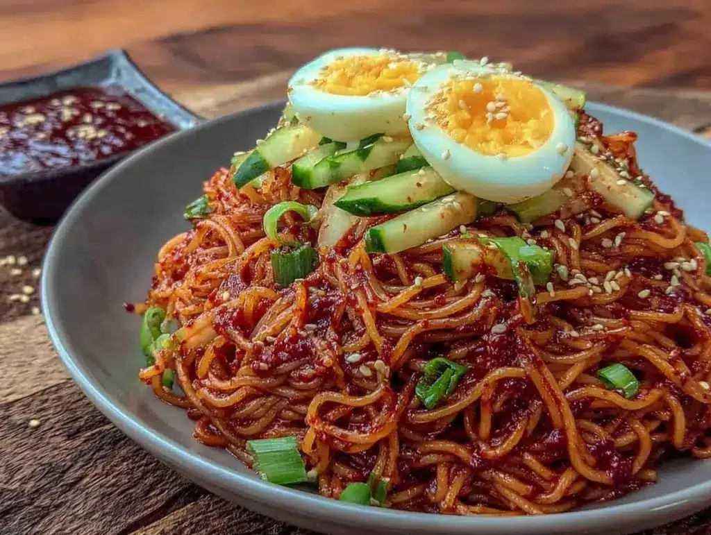 Korean cold noodles - featured image