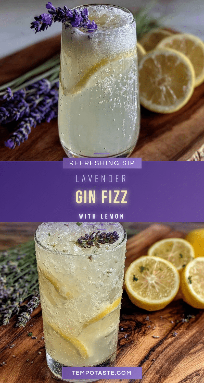 lavender gin fizz cocktail recipe