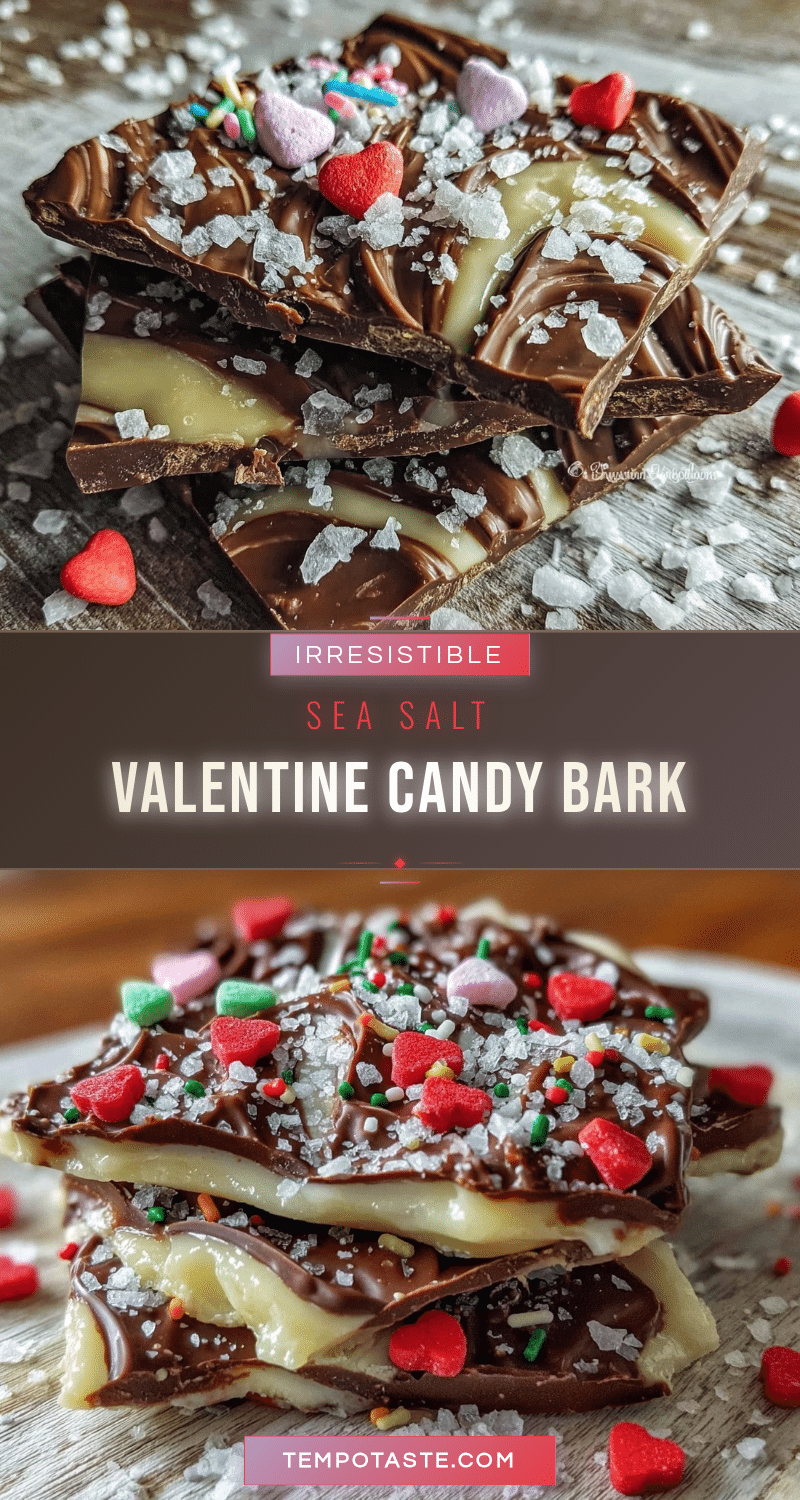 leftover Valentine candy bark recipe