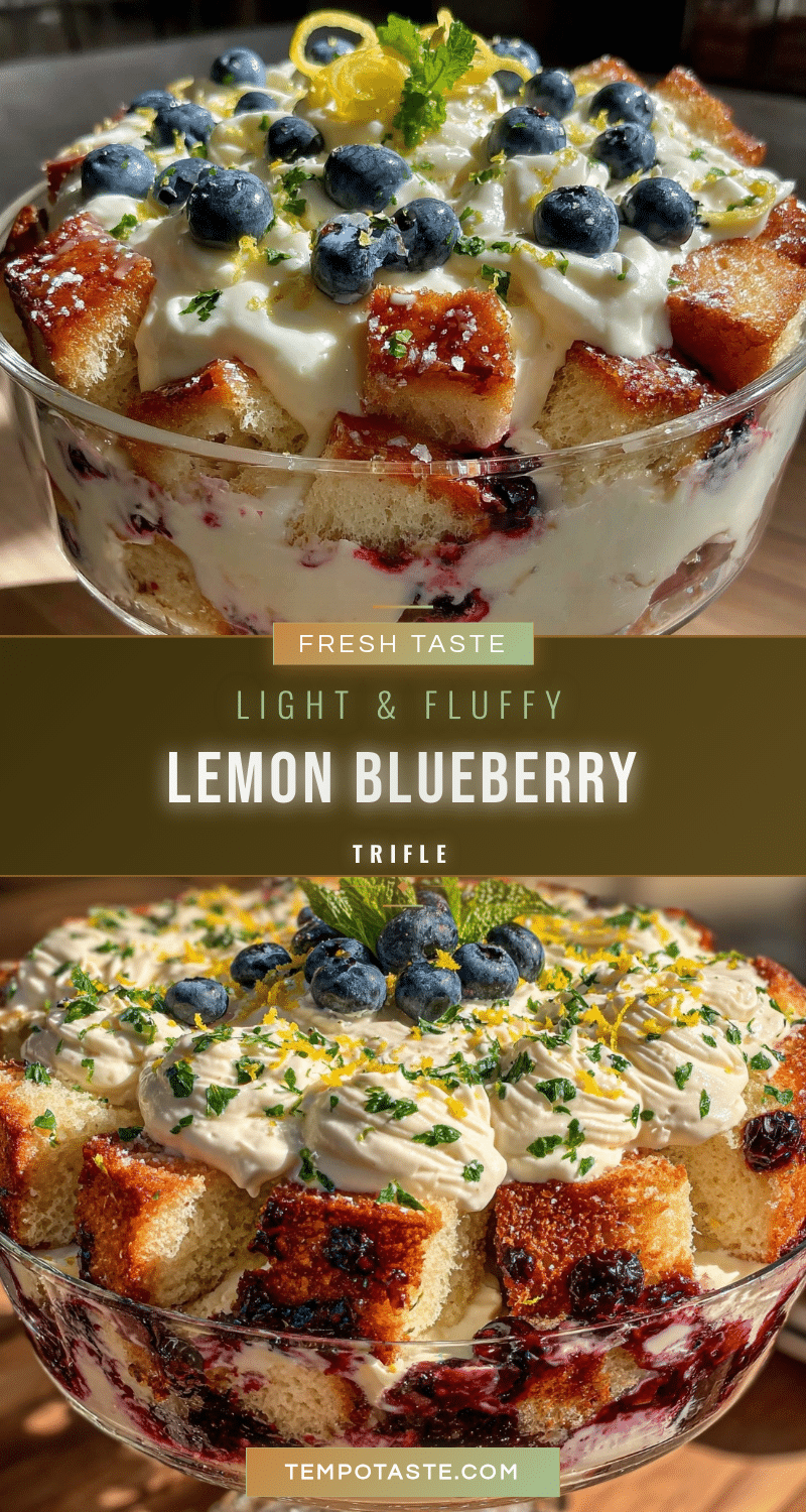 lemon blueberry trifle recipe