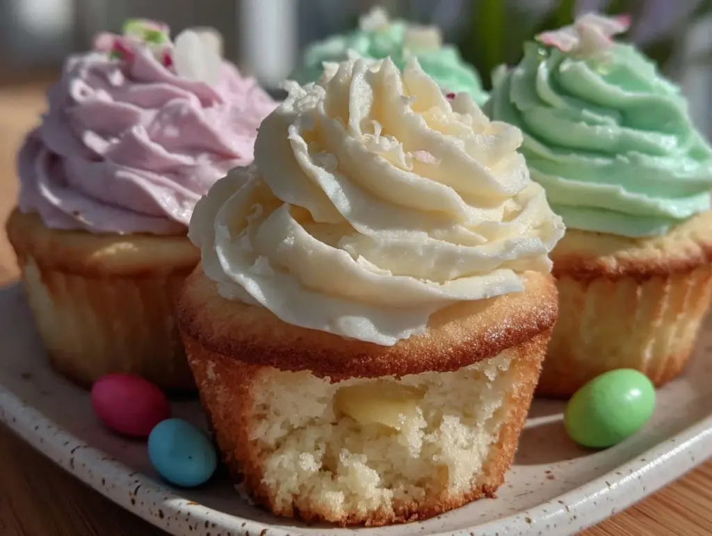 lemon curd cupcakes - featured image