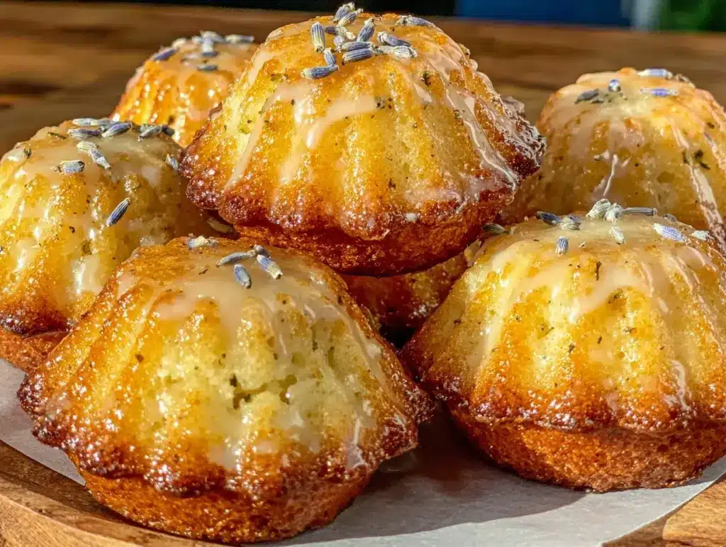 lemon lavender madeleines - featured image