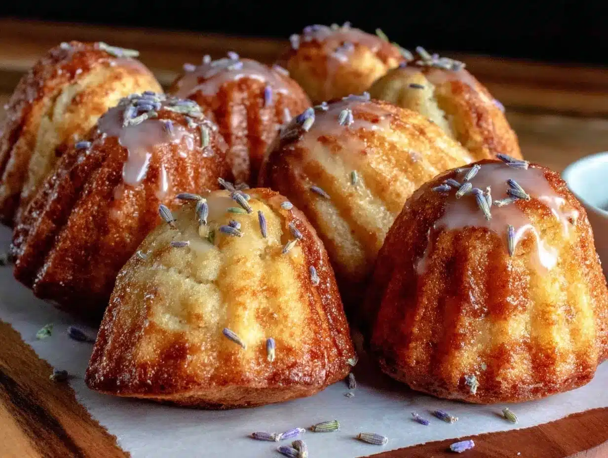 lemon lavender madeleines preparation steps