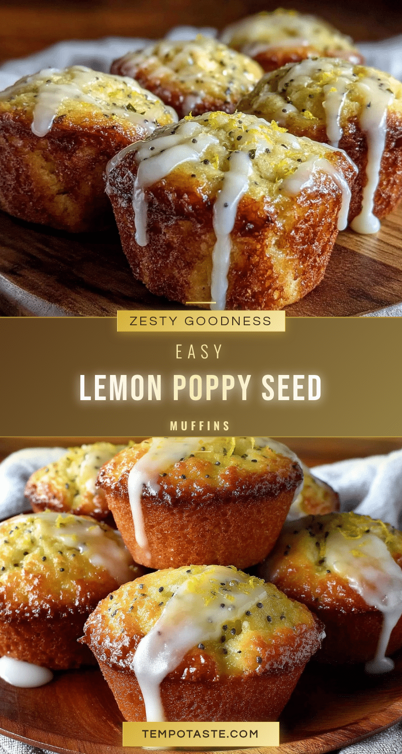 lemon poppy seed muffins recipe