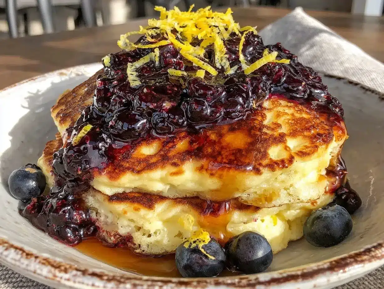 lemon ricotta pancakes preparation steps