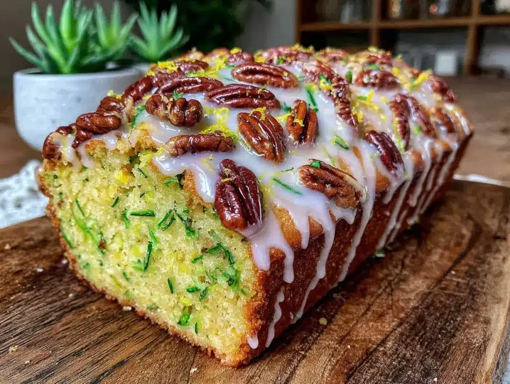 lemon zucchini bread - featured image