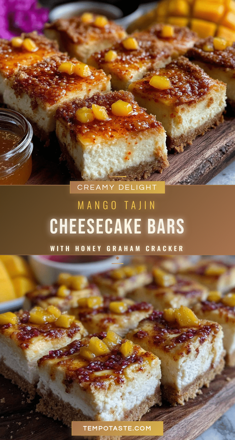 mango tajin cheesecake bars recipe