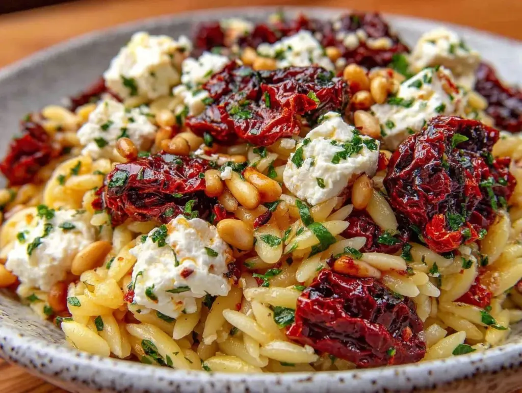 Mediterranean orzo salad - featured image