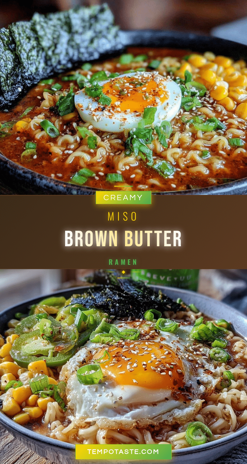 miso brown butter ramen recipe