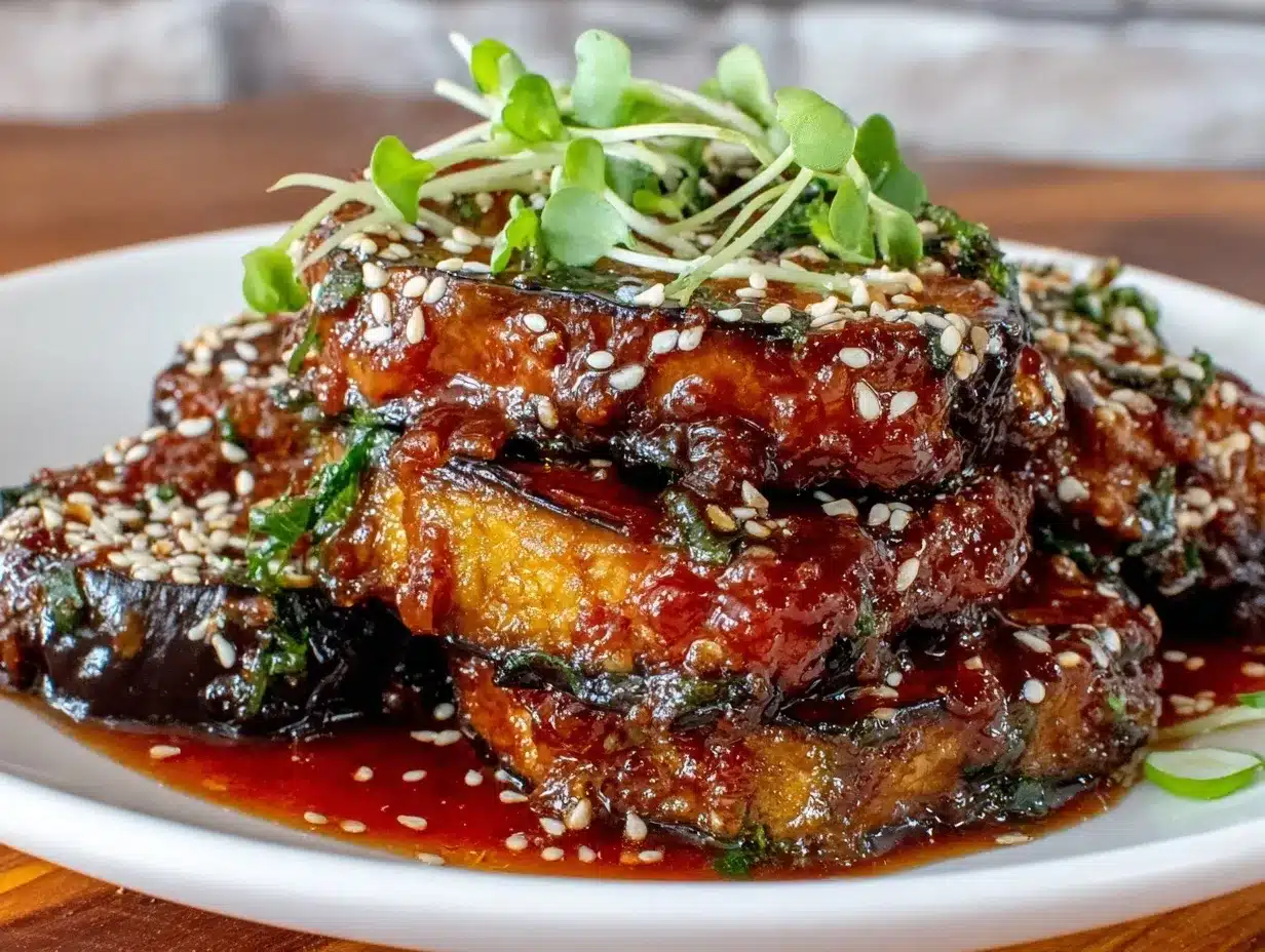 miso glazed eggplant preparation steps
