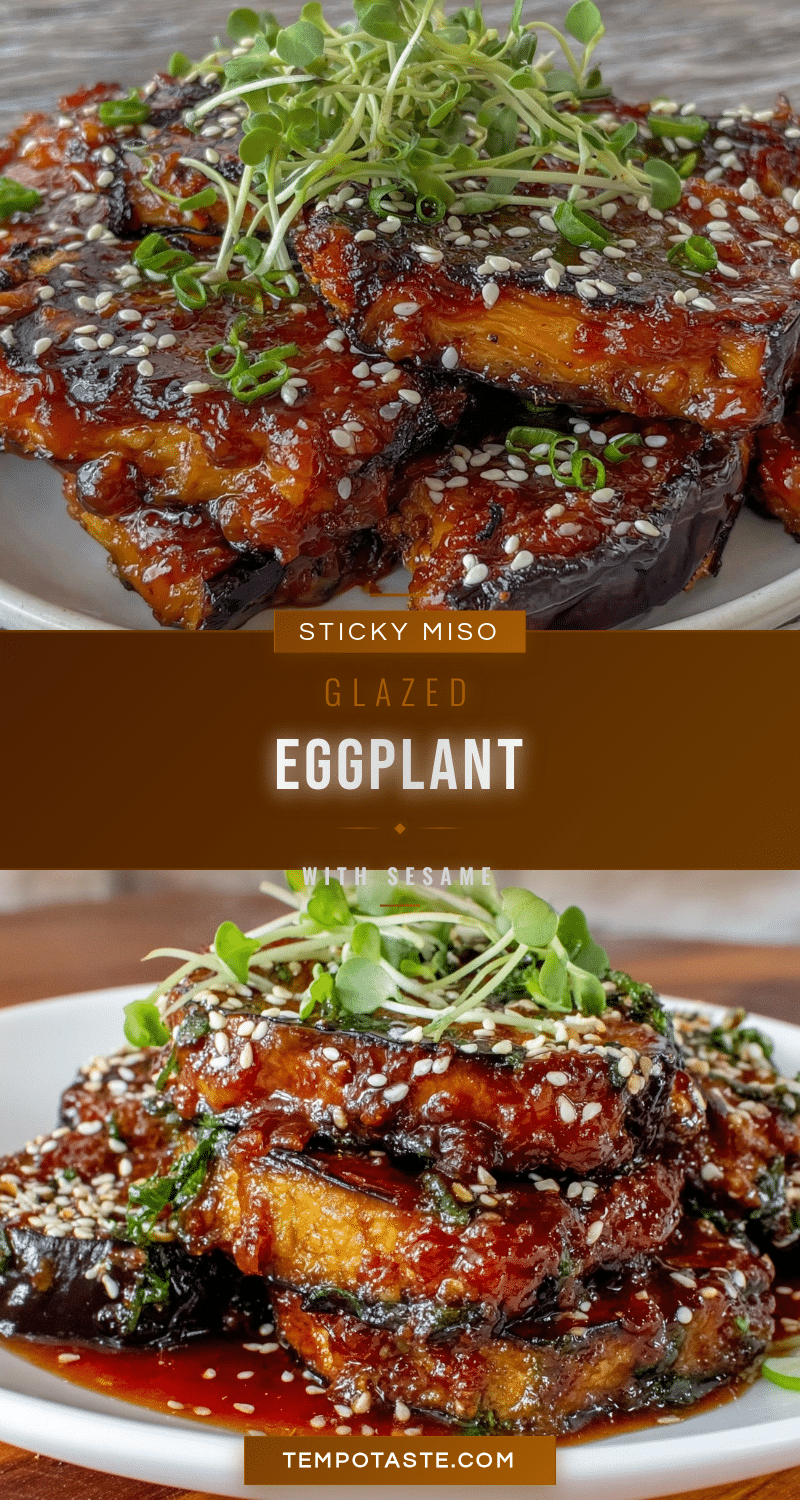 miso glazed eggplant recipe