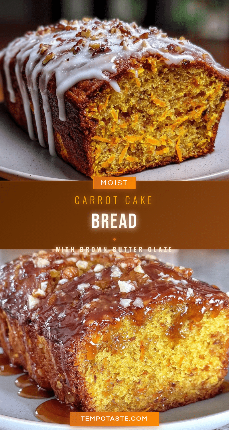 moist carrot cake quick bread recipe