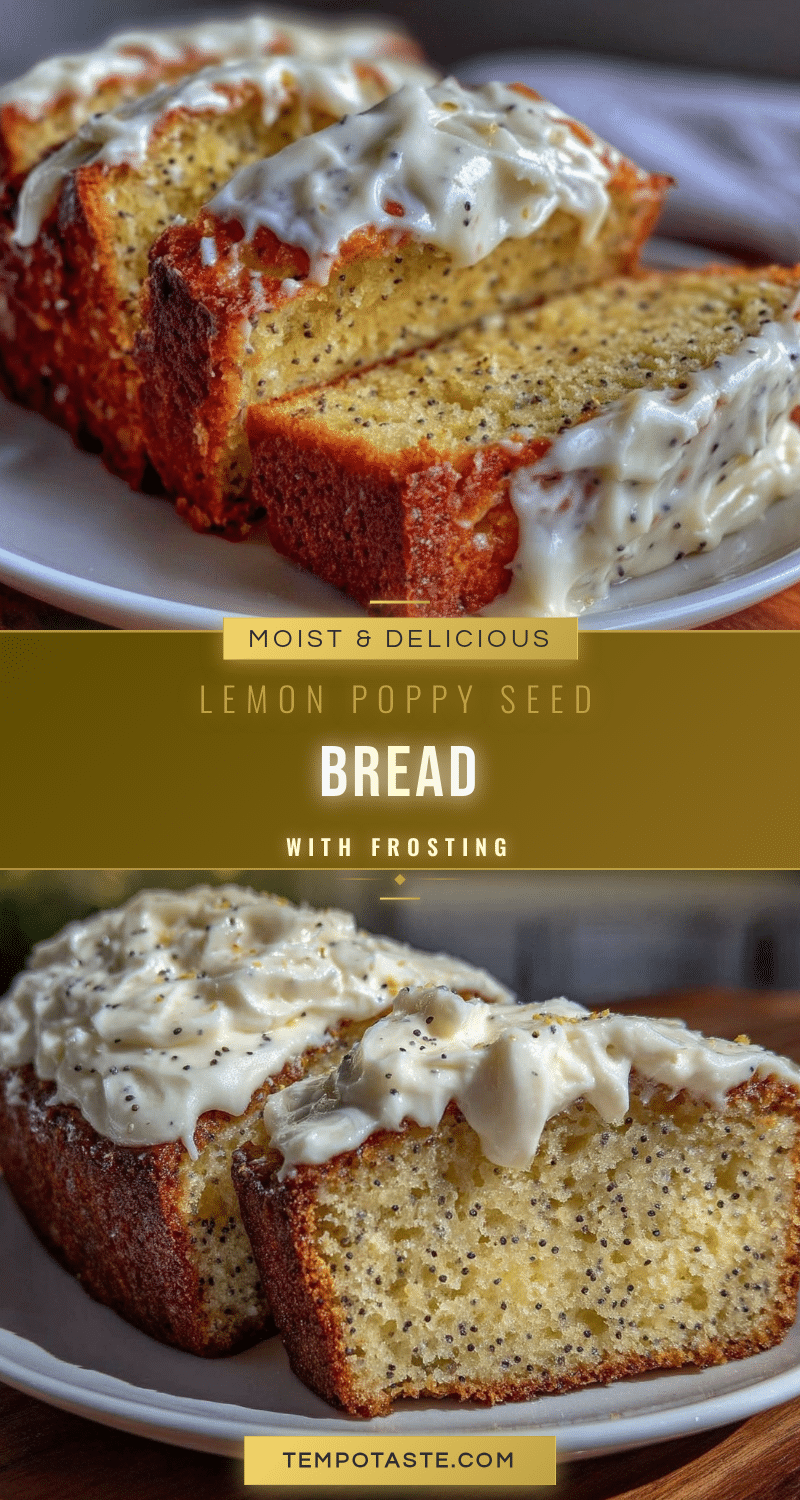 moist lemon poppy seed bread recipe