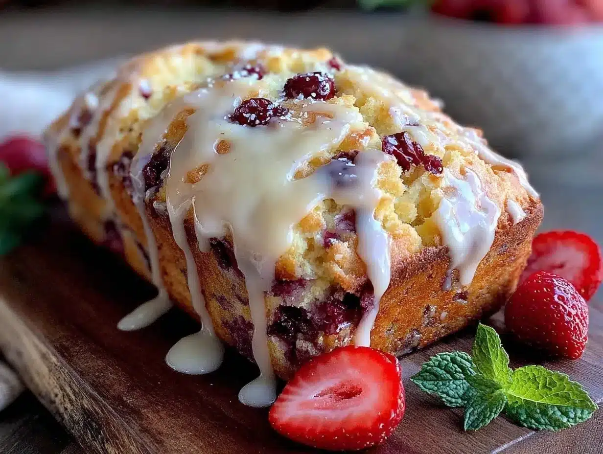 moist strawberry bread preparation steps