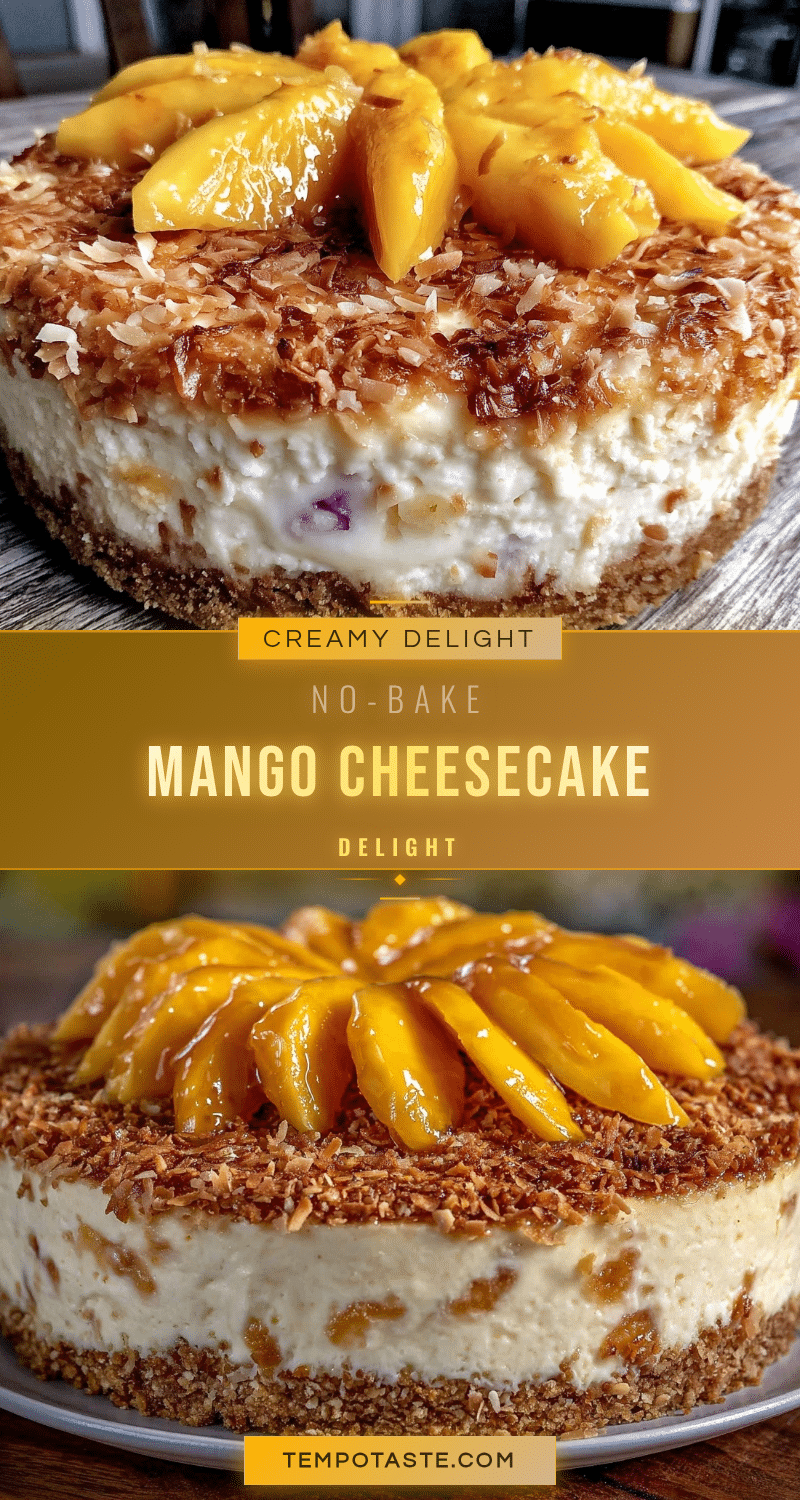 no-bake mango cheesecake recipe