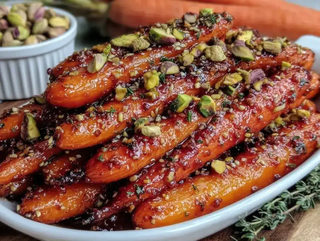 orange maple glazed carrots - featured image