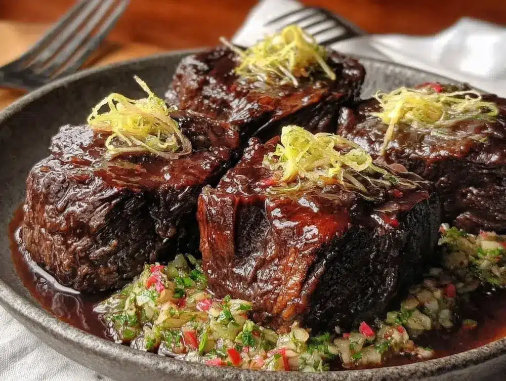oven braised beef cheeks - featured image